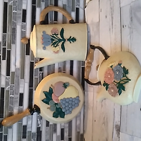 Vintage 1995 Homco Home Interiors cottage core farmhouse primitive shabby chic - Picture 1 of 5